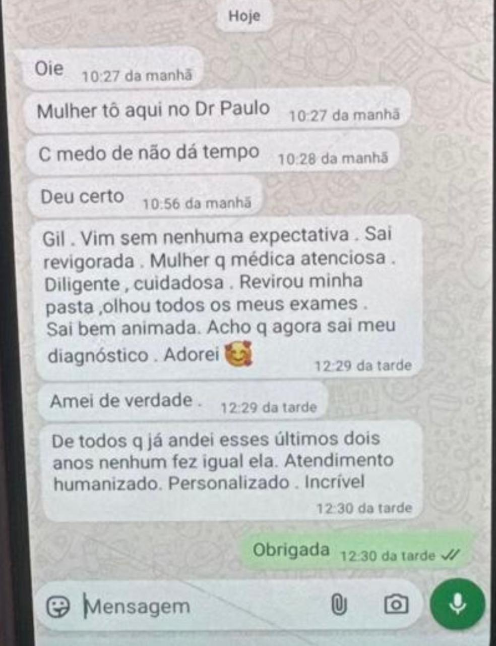 Feedback de paciente